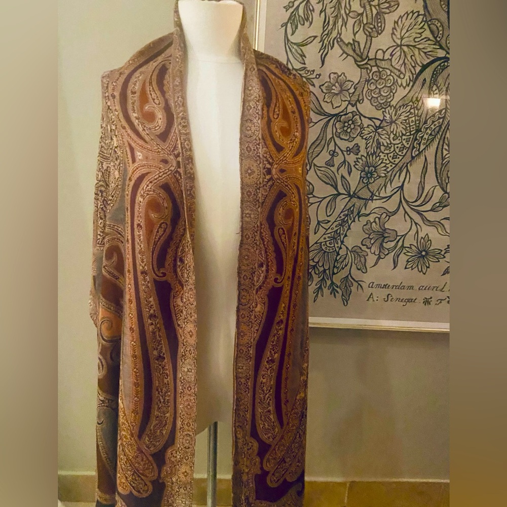 Beautiful long Paisley Scarf/ shawl